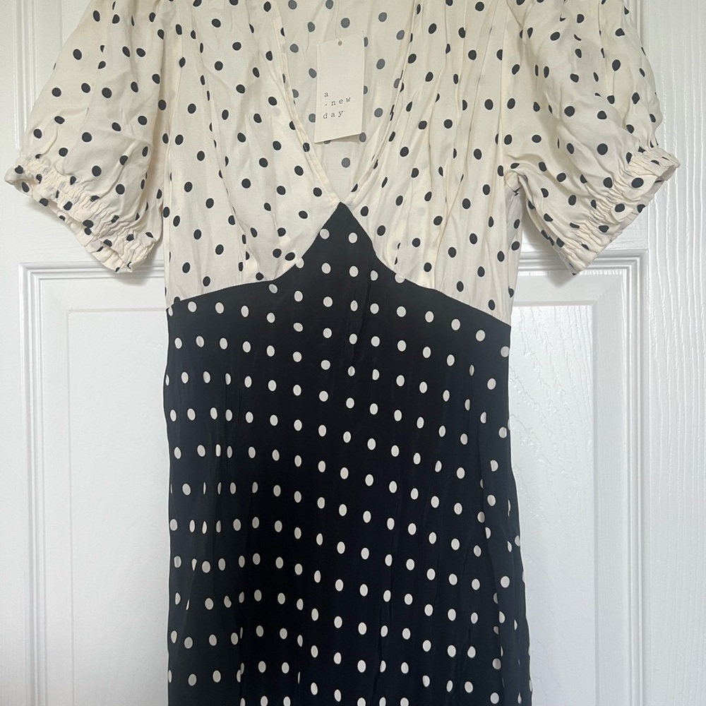 Black and White Polka Dot Dress